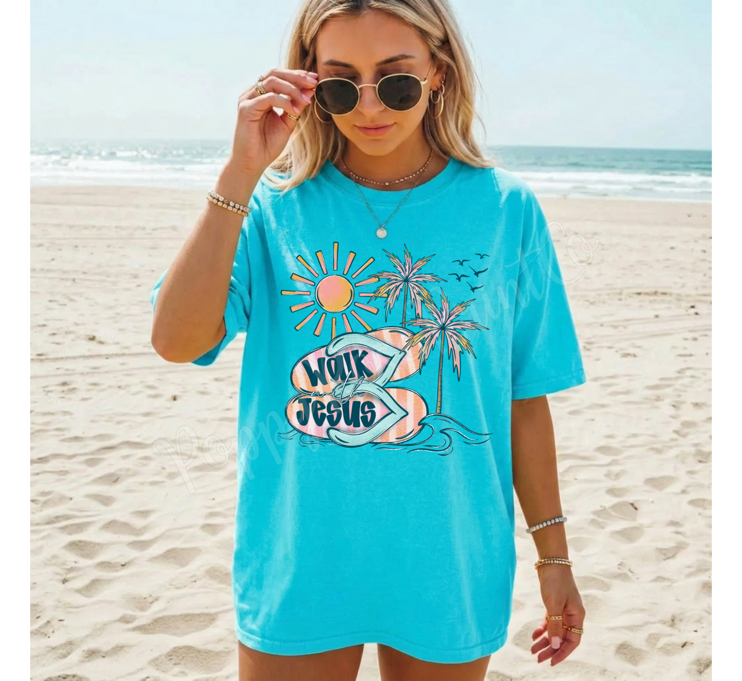 Walk With Jesus Comfort Colors Shirt