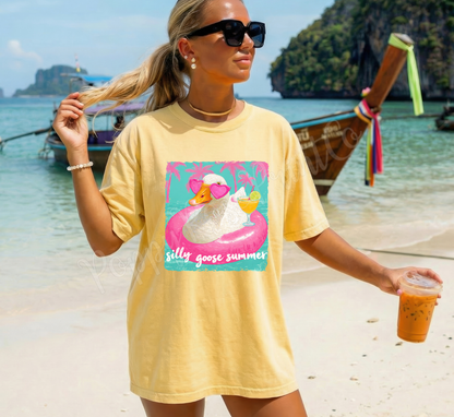 Silly Goose Summer Comfort Colors Shirt
