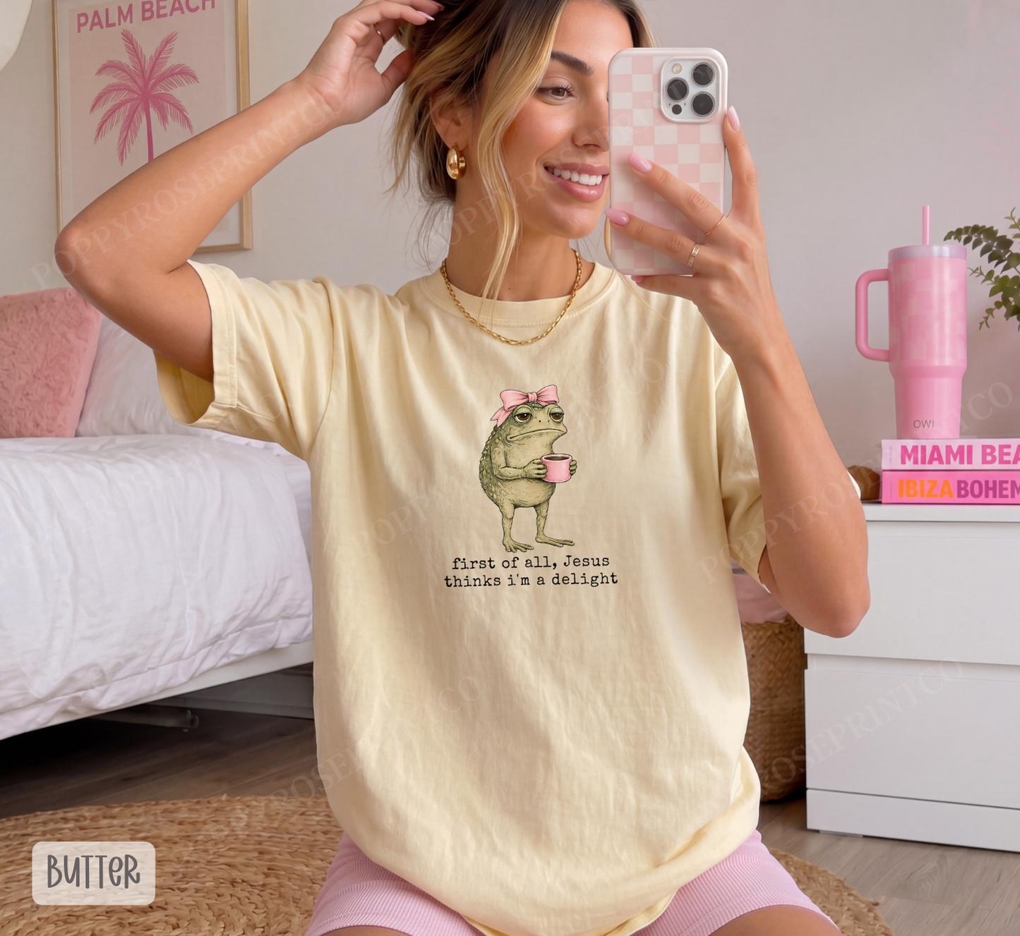 Jesus Thinks I'm a Delight Comfort Colors Shirt