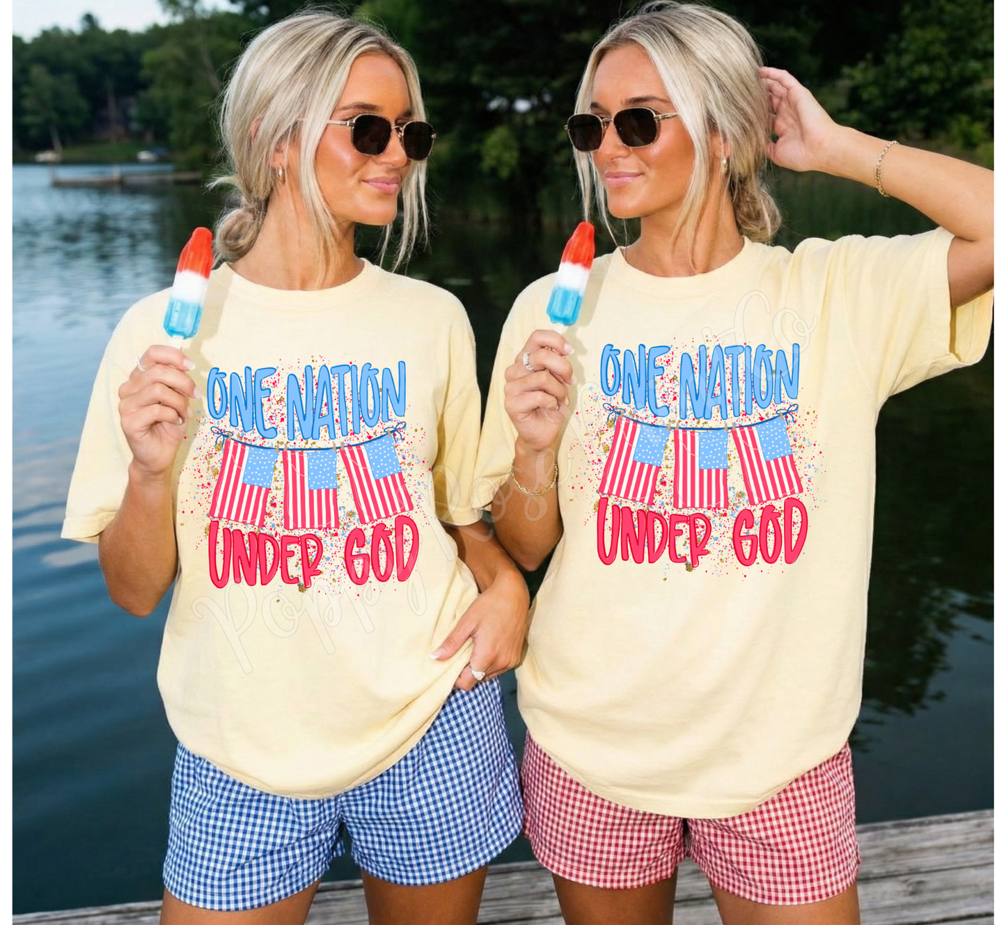 One Nation Under God Comfort Colors Shirt