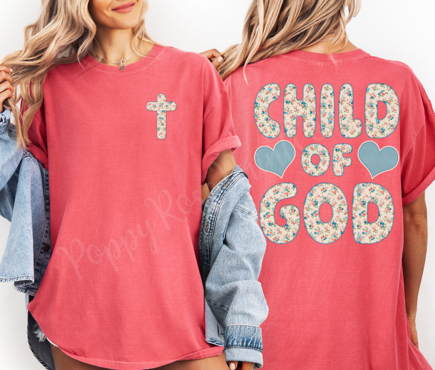 Child of God Front & Back Shirt Comfort Colors