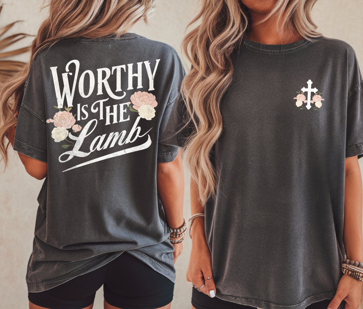 Worthy is The Lamb Comfort Colors Shirt