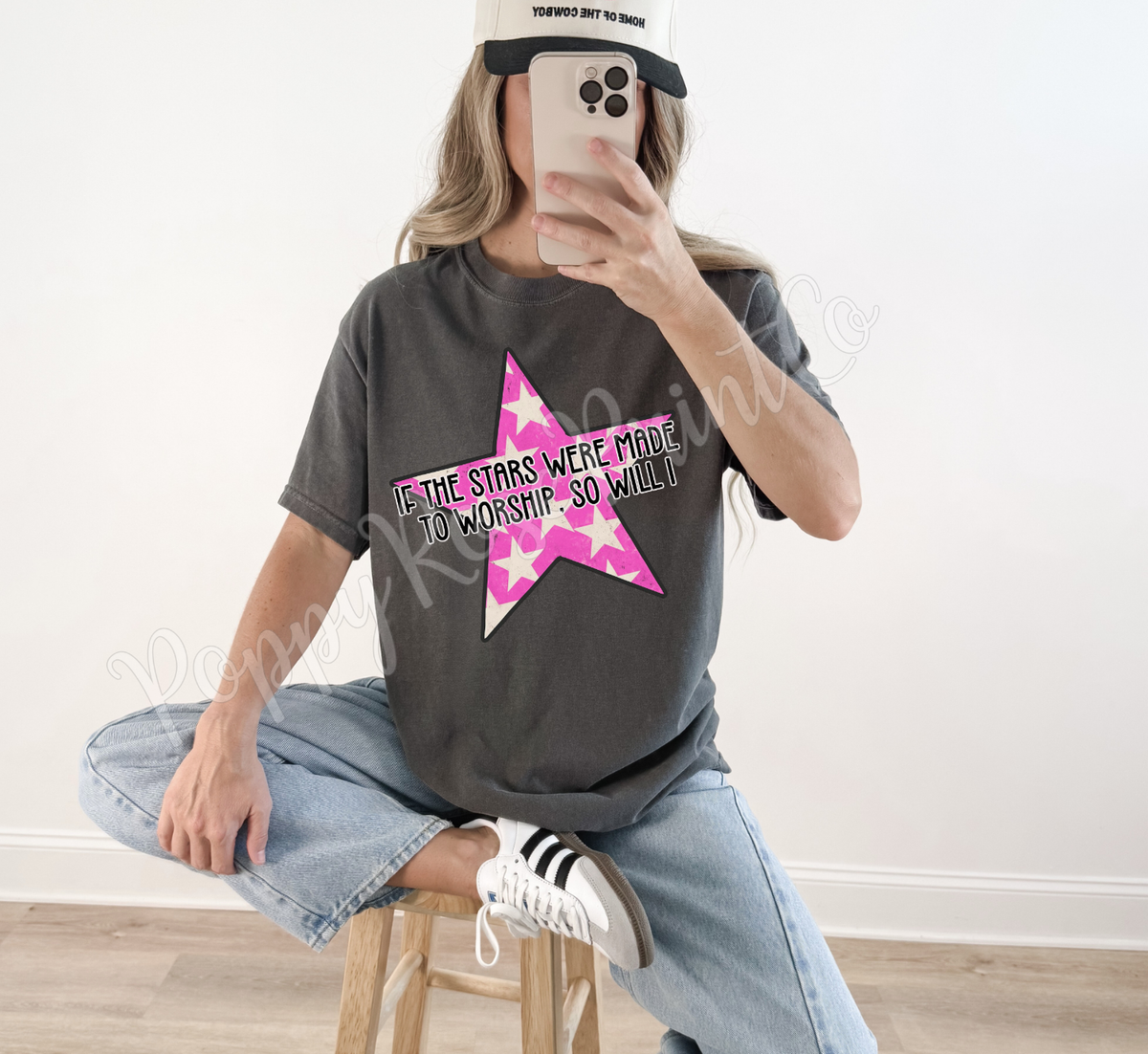 Stars Made to Worship Comfort Colors Shirt