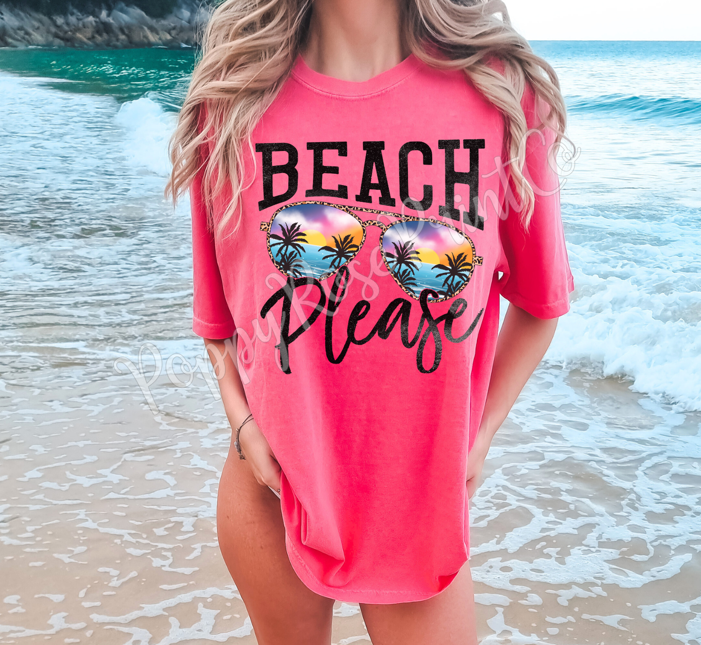 Beach Please Comfort Colors Shirt