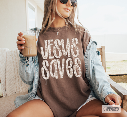 Jesus Saves Comfort Colors Shirt