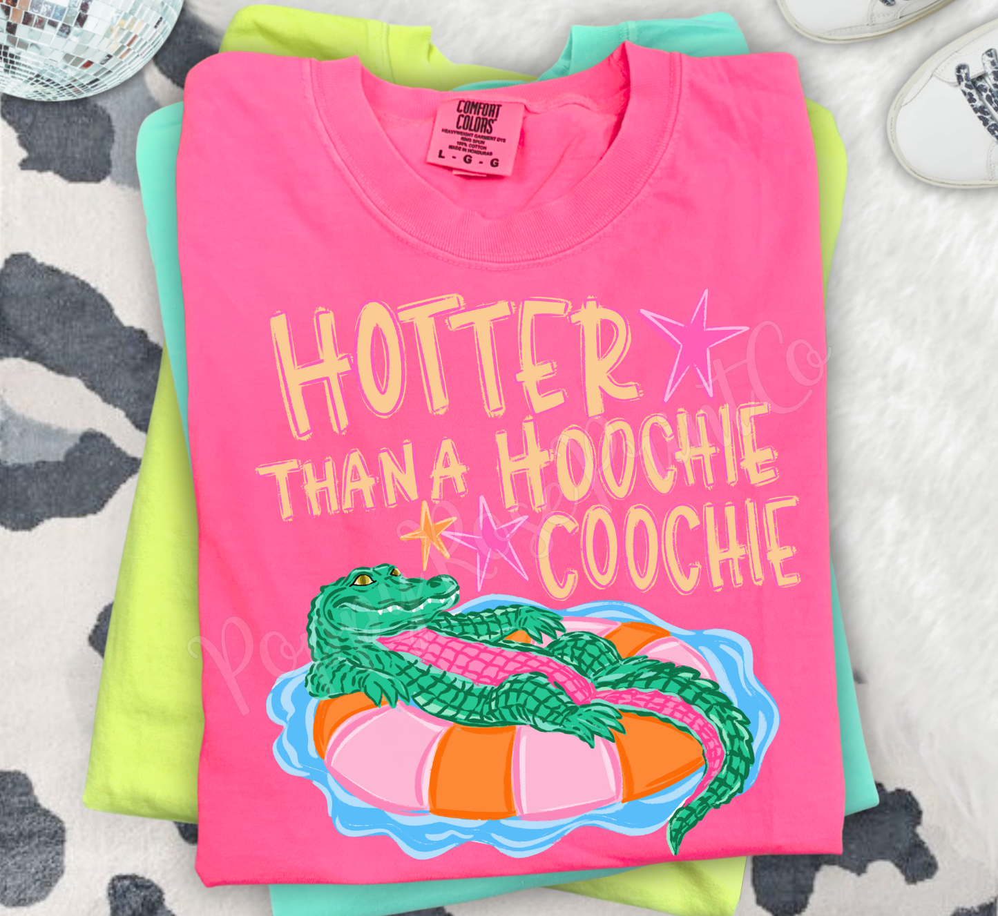 Hotter Than A Hoochie Coochie Comfort Colors Shirt