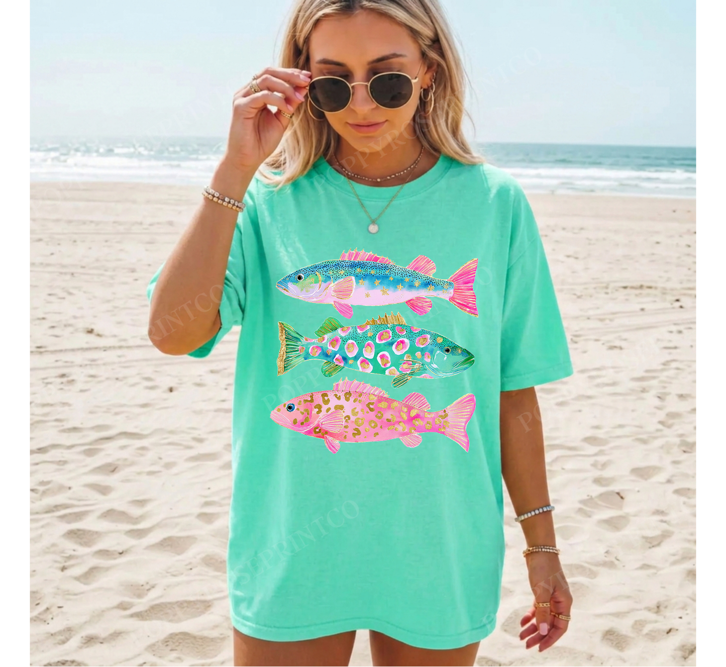 Summer Catch Comfort Colors Shirt