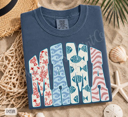 Coastal Mama Comfort Colors Shirt