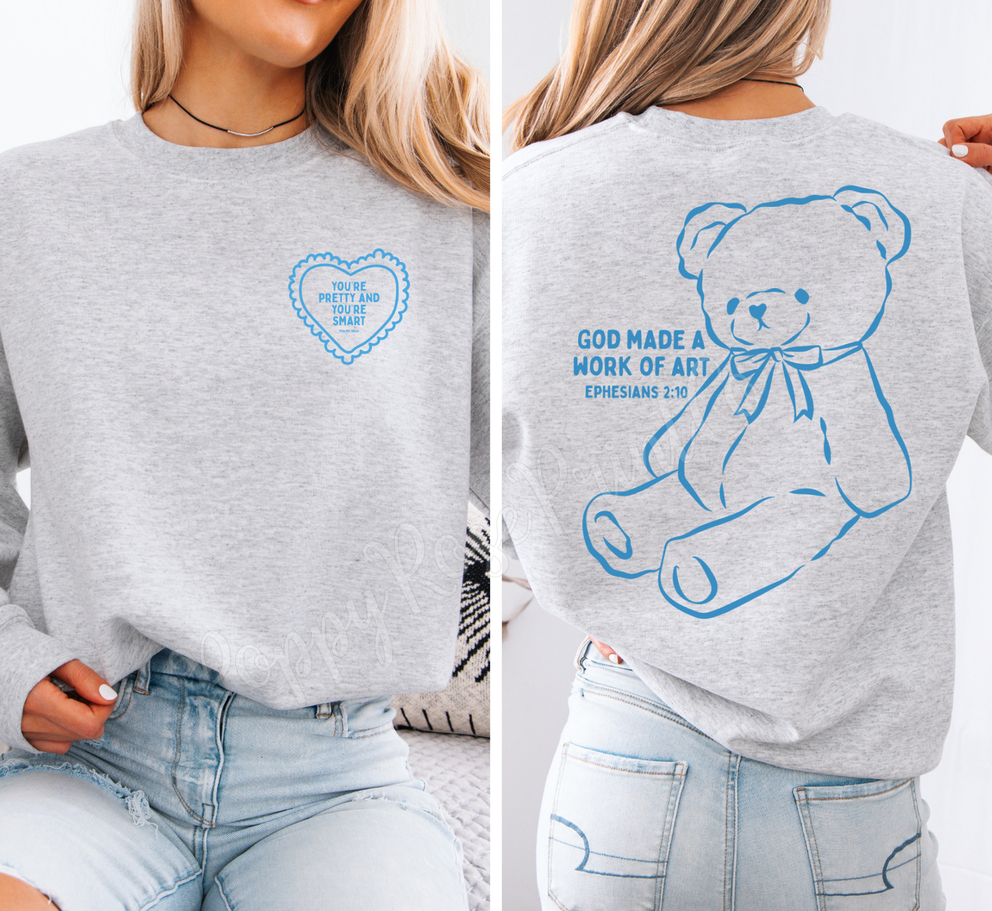 You're Pretty and You're Smart Front & Back Sweatshirt