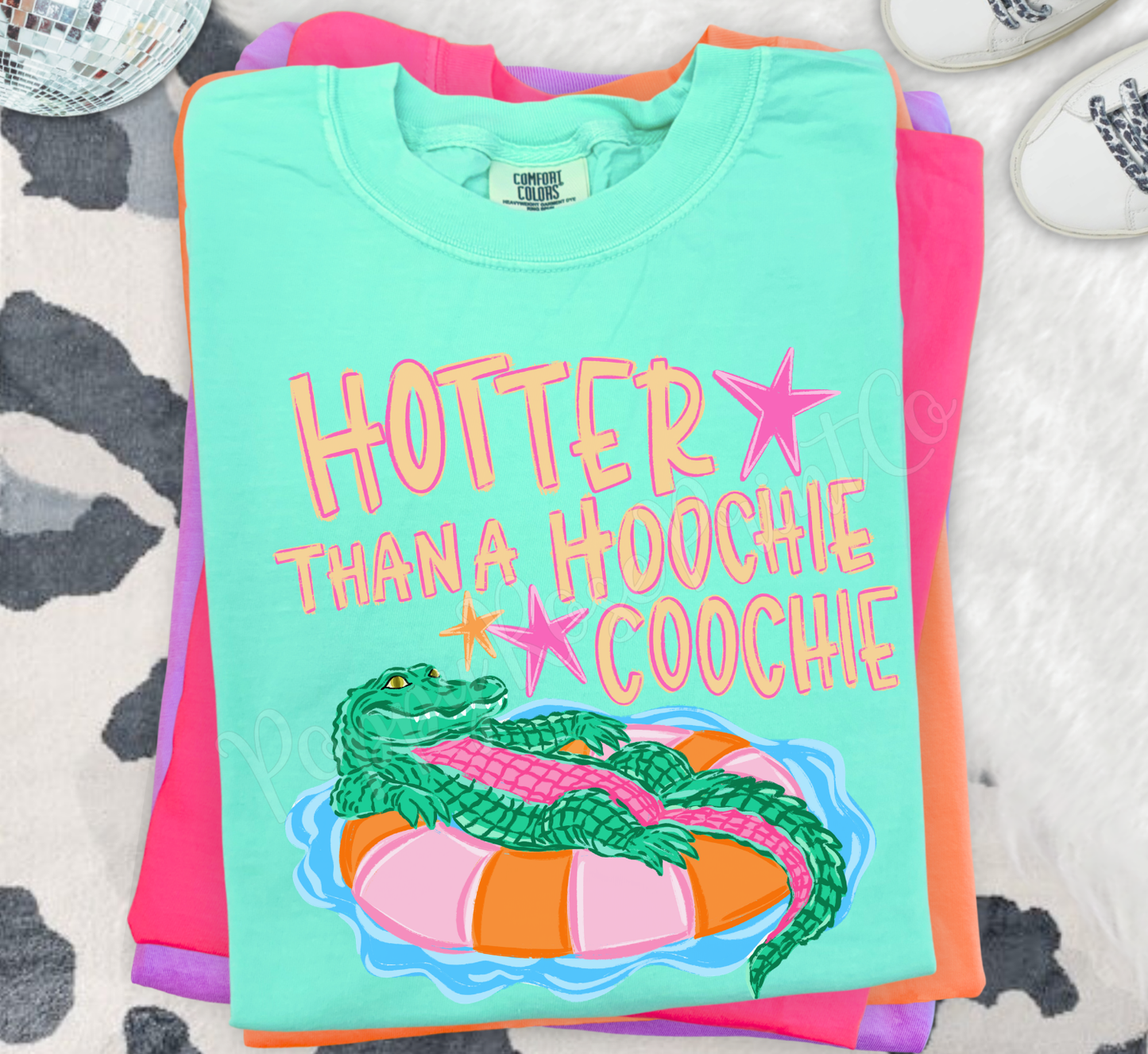 Hotter Than A Hoochie Coochie Comfort Colors Shirt
