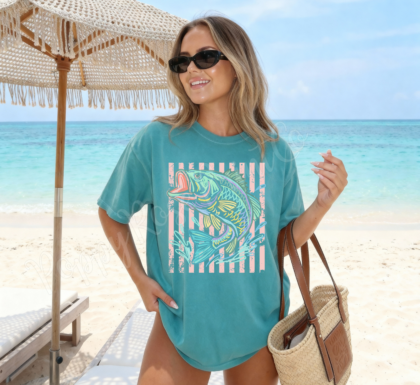 Striped Bass Comfort Colors Shirt