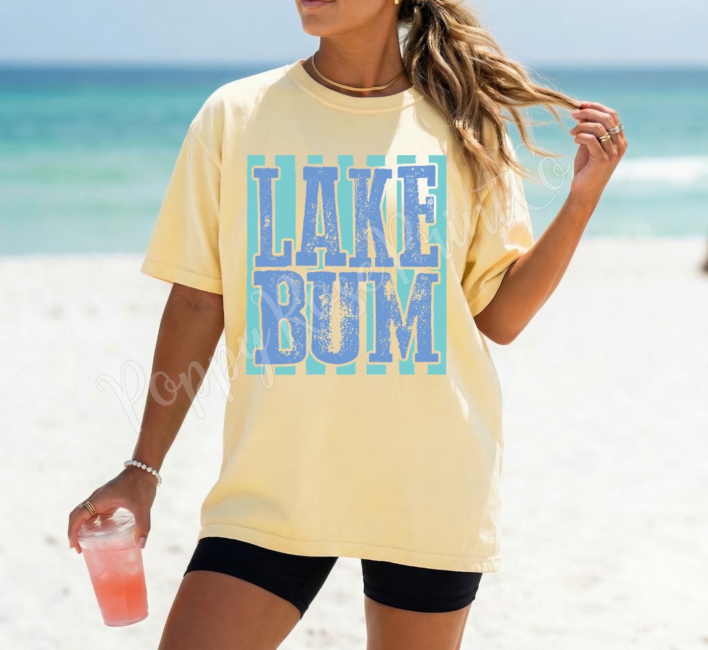 Lake/Beach/Pool Bum Comfort Colors Shirt