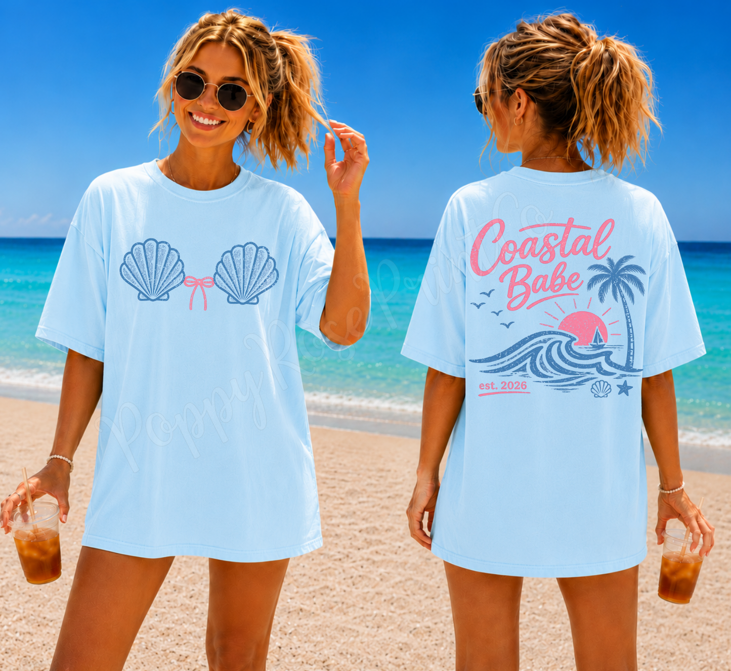Coastal Babe Comfort Colors Shirt