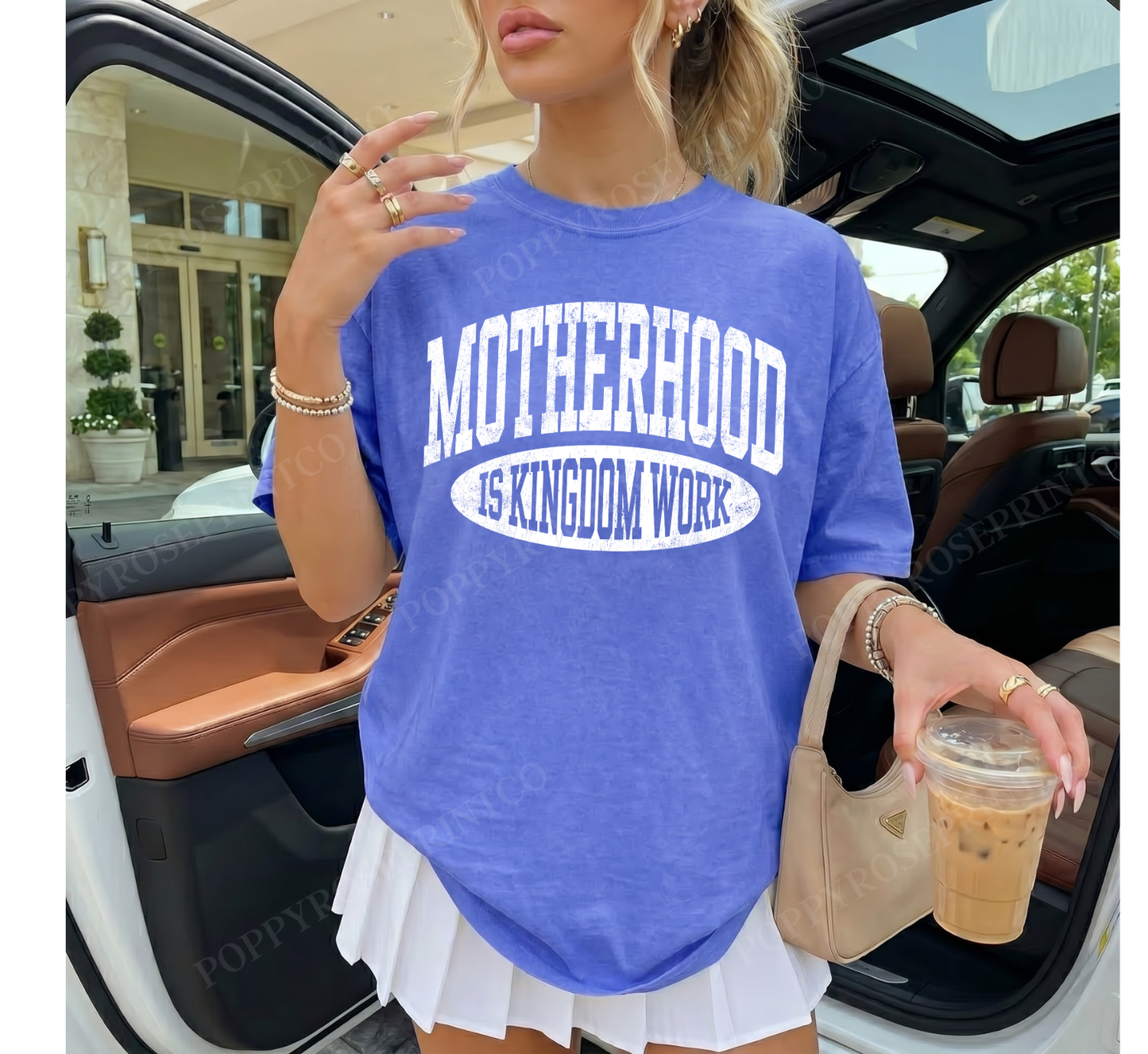 Motherhood is Kingdom Work Comfort Colors Shirt