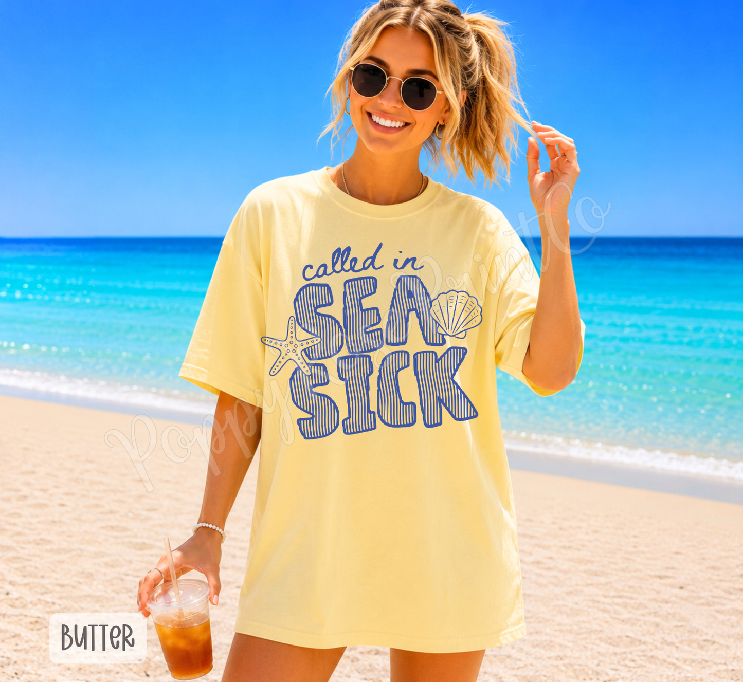 Called in Sea Sick Comfort Colors Shirt