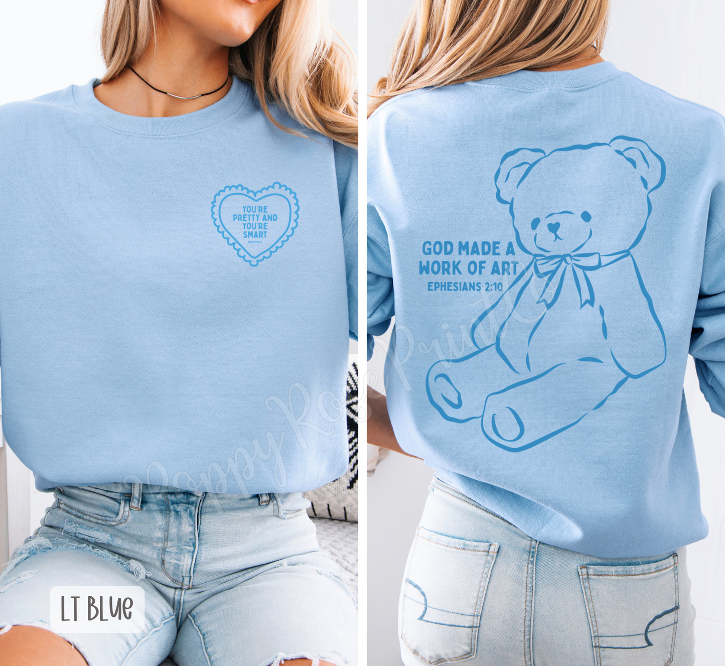 You're Pretty and You're Smart Front & Back Sweatshirt