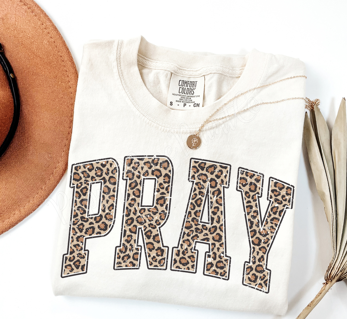 Leopard Pray Comfort Colors Shirt