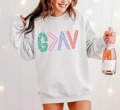 God is greater Sweatshirt