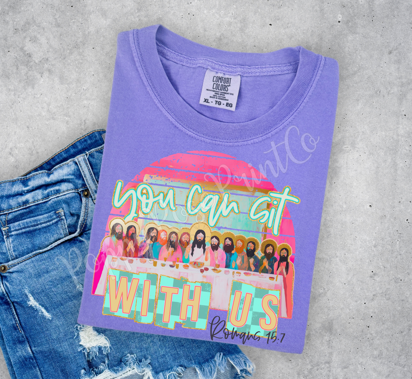 You Can Sit With Us Comfort Colors