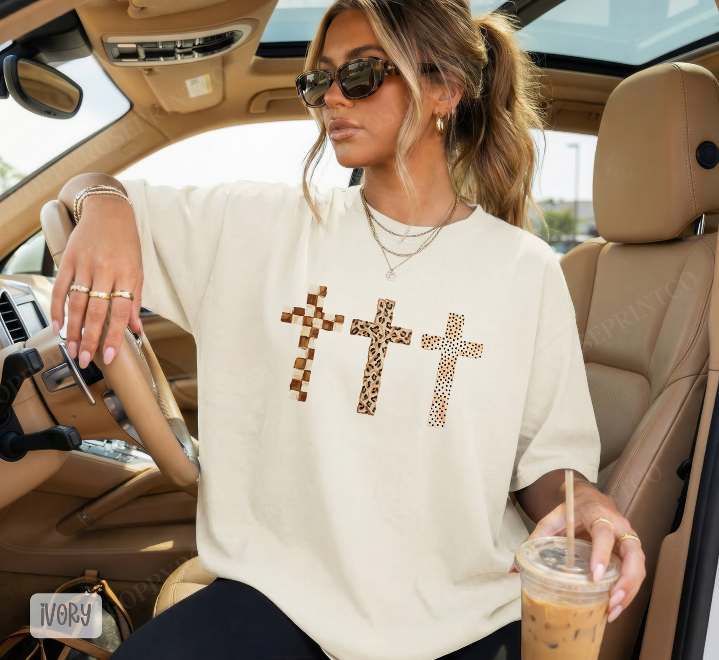 3 Crosses Comfort Colors Shirt