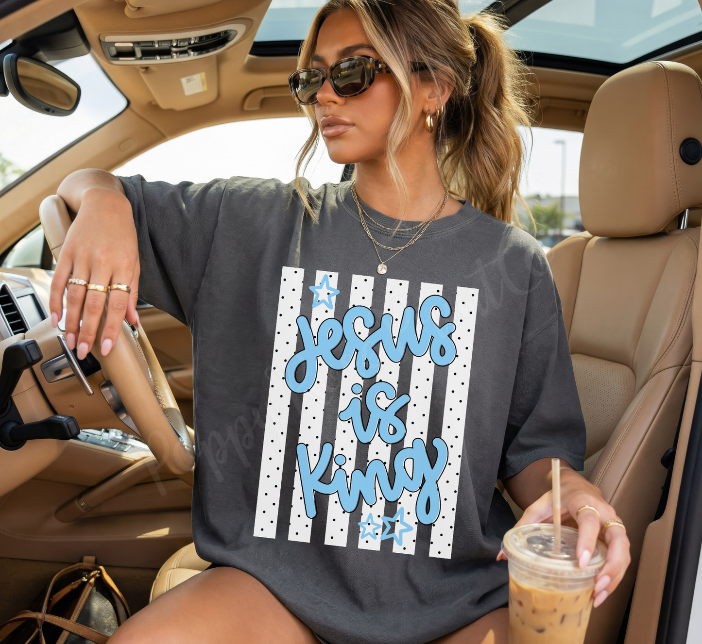 Jesus is King Comfort Colors Shirt