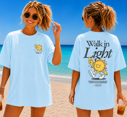 Walk In Light Front & Back Shirt Comfort Colors