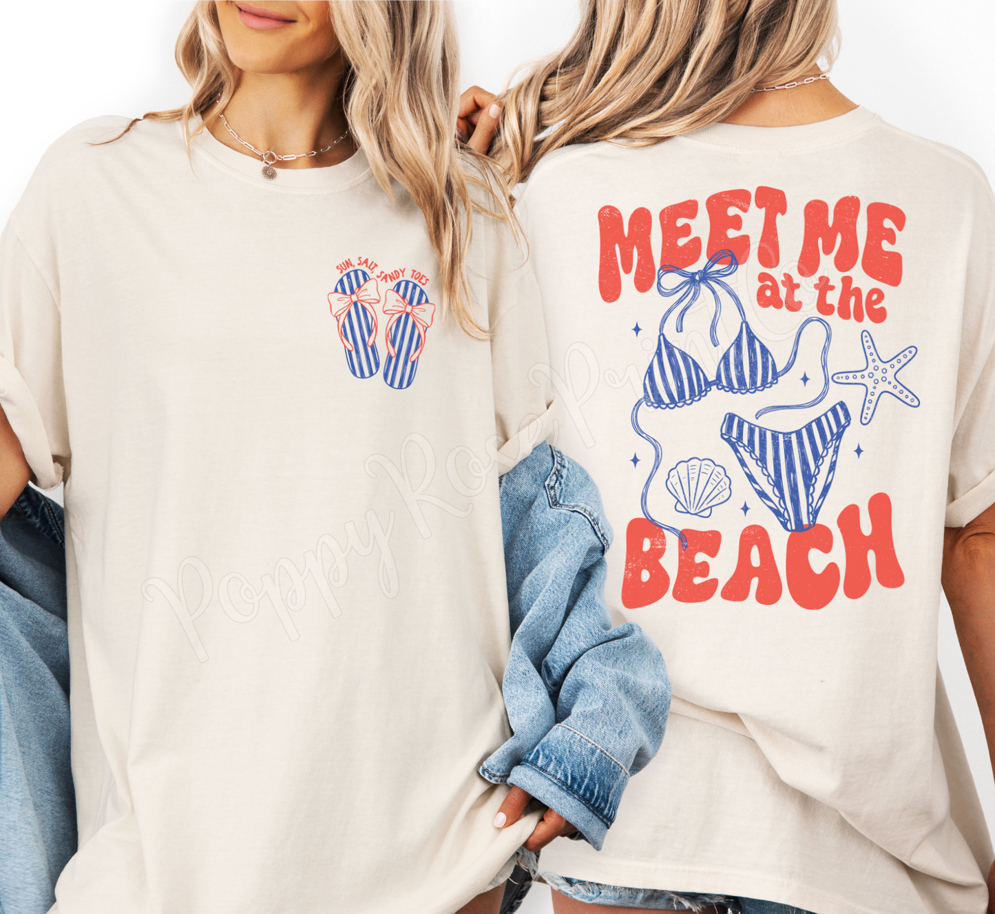 Meet Me At The Beach Comfort Colors Shirt