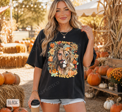 Fall Lion of Judah Comfort Colors Shirt