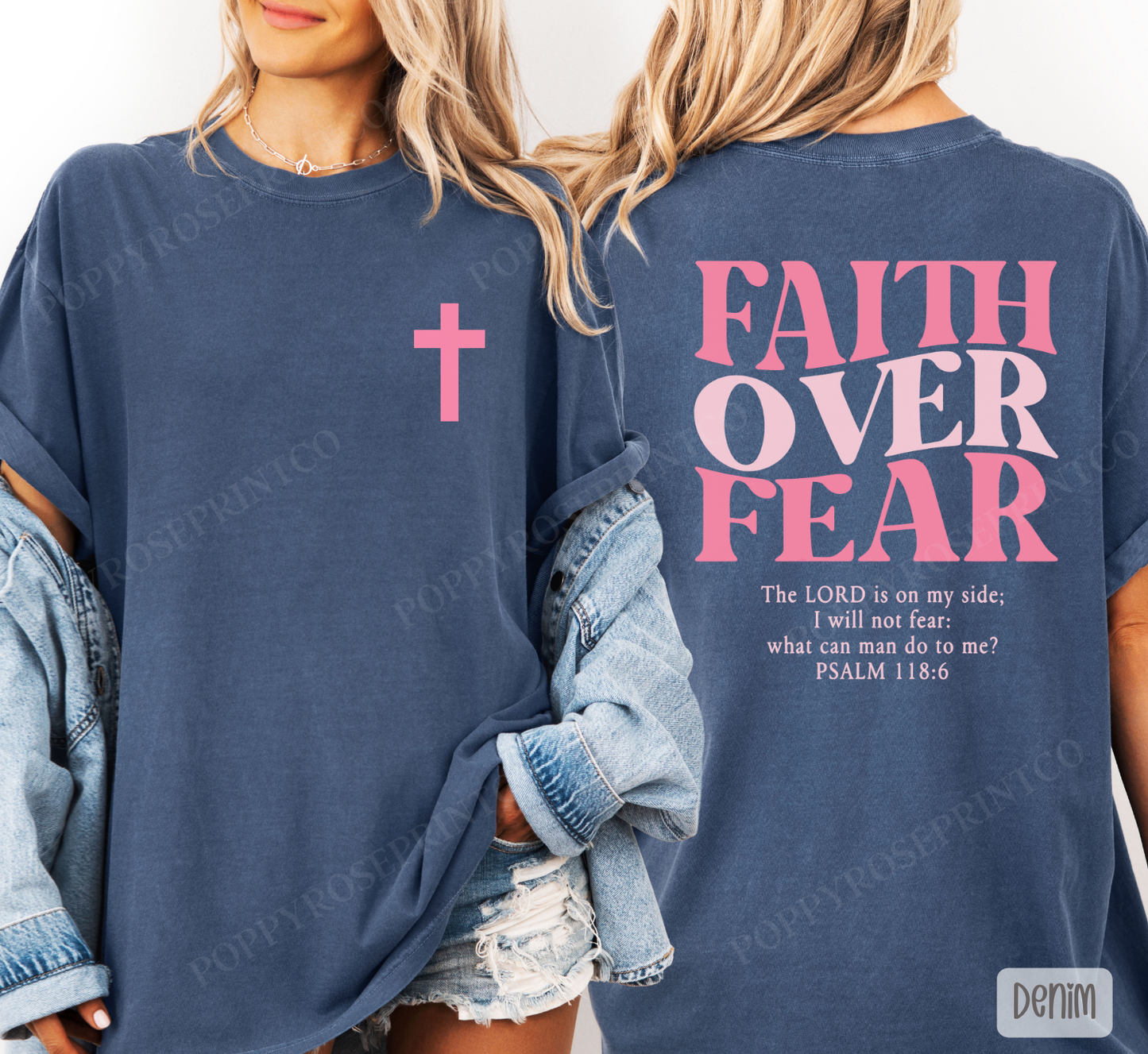 Faith over Fear Comfort Colors Shirt