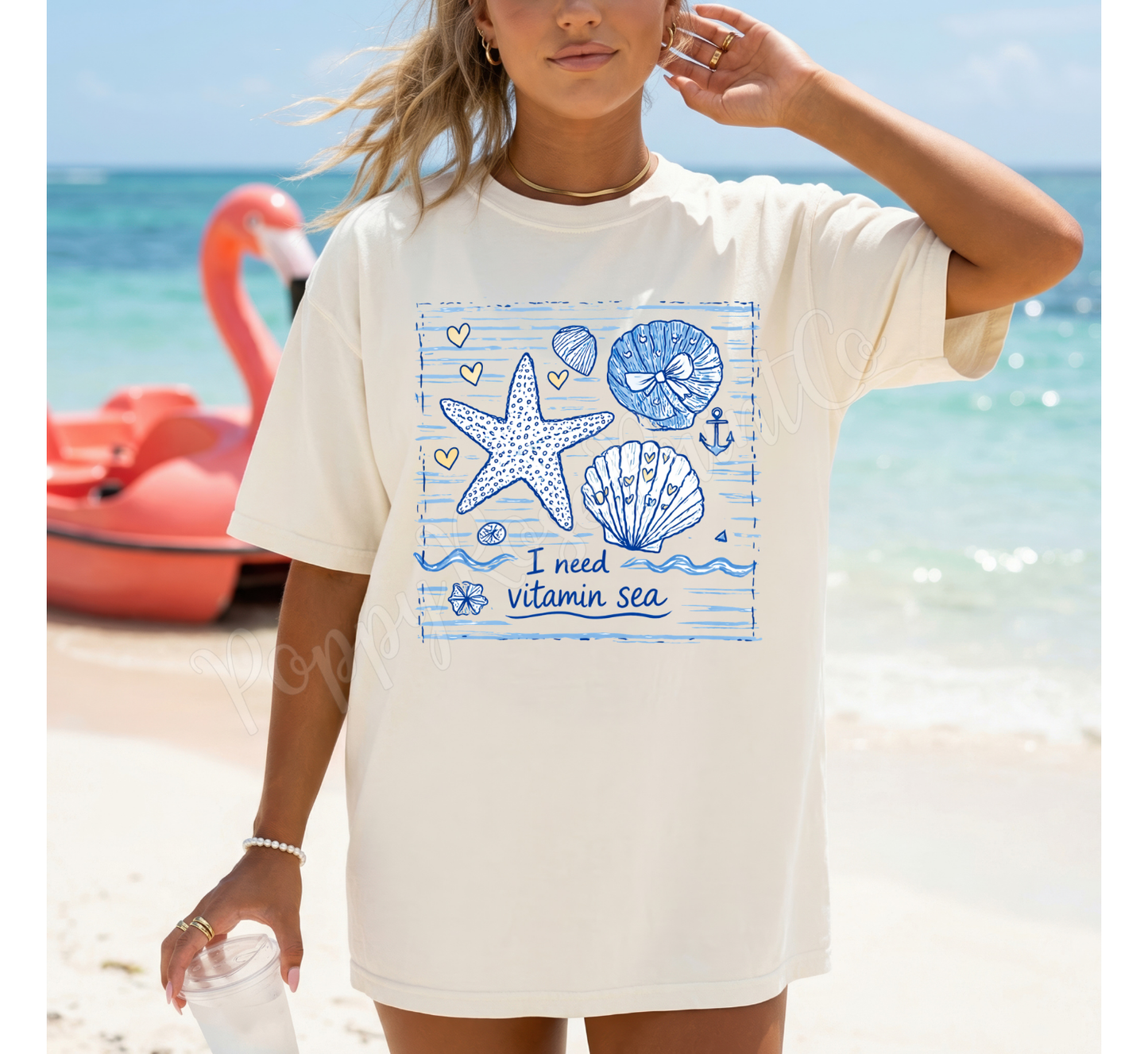 I Need Vitamin Sea Comfort Colors Shirt