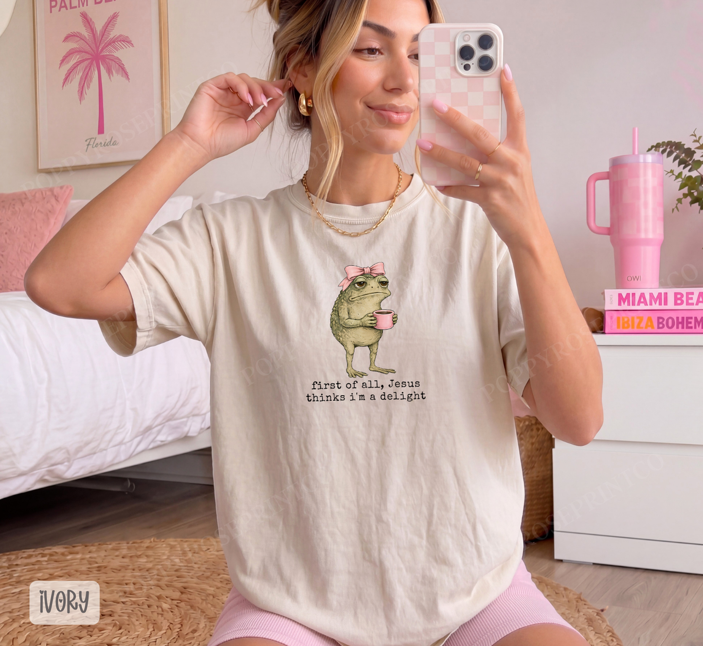 Jesus Thinks I'm a Delight Comfort Colors Shirt