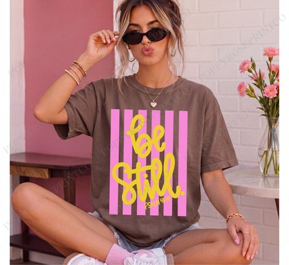 Be Still Stripes Comfort Colors Shirt