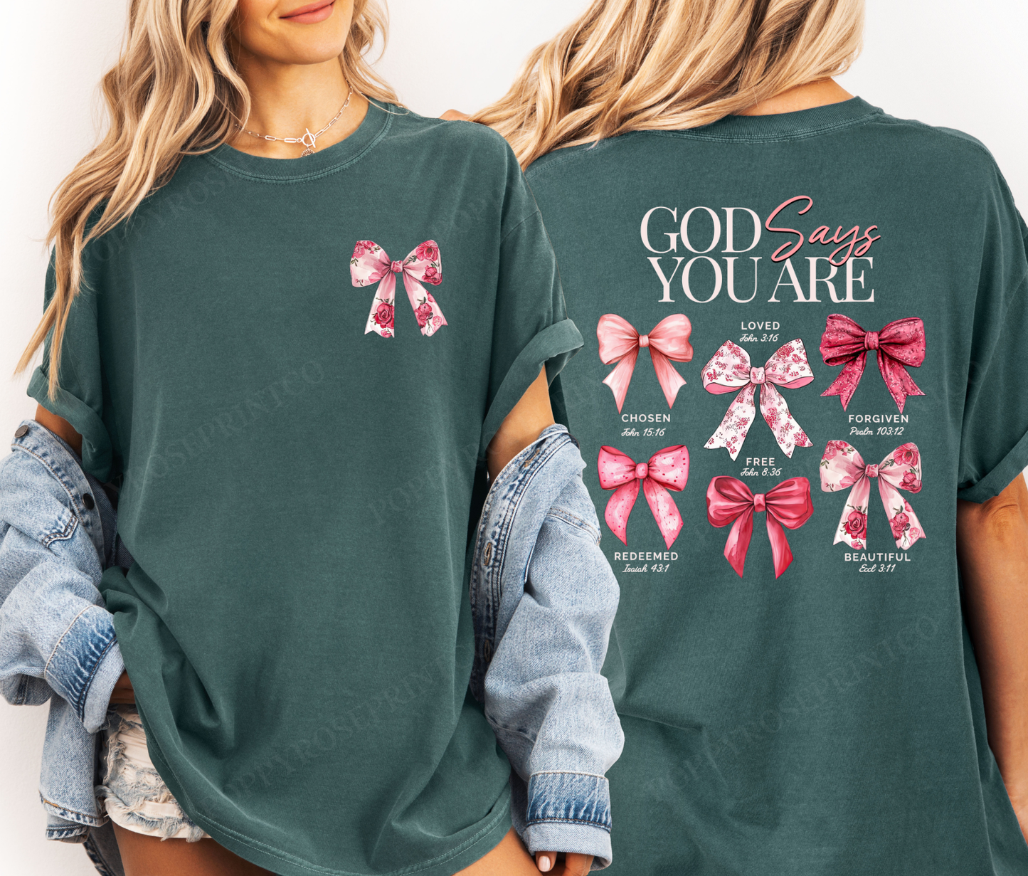 God Says You Are Comfort Colors Shirt