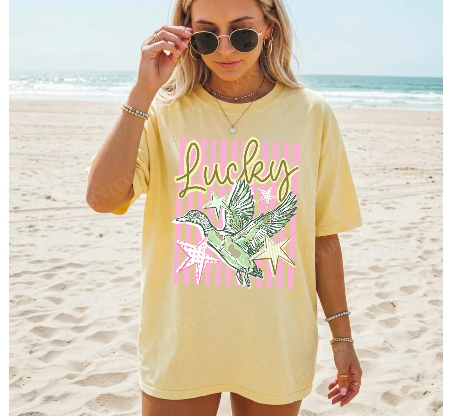 Lucky Duck Comfort Colors Shirt