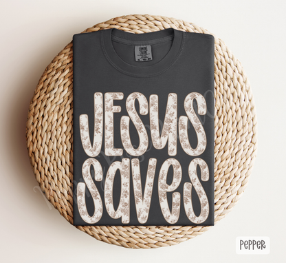 Jesus Saves Comfort Colors Shirt