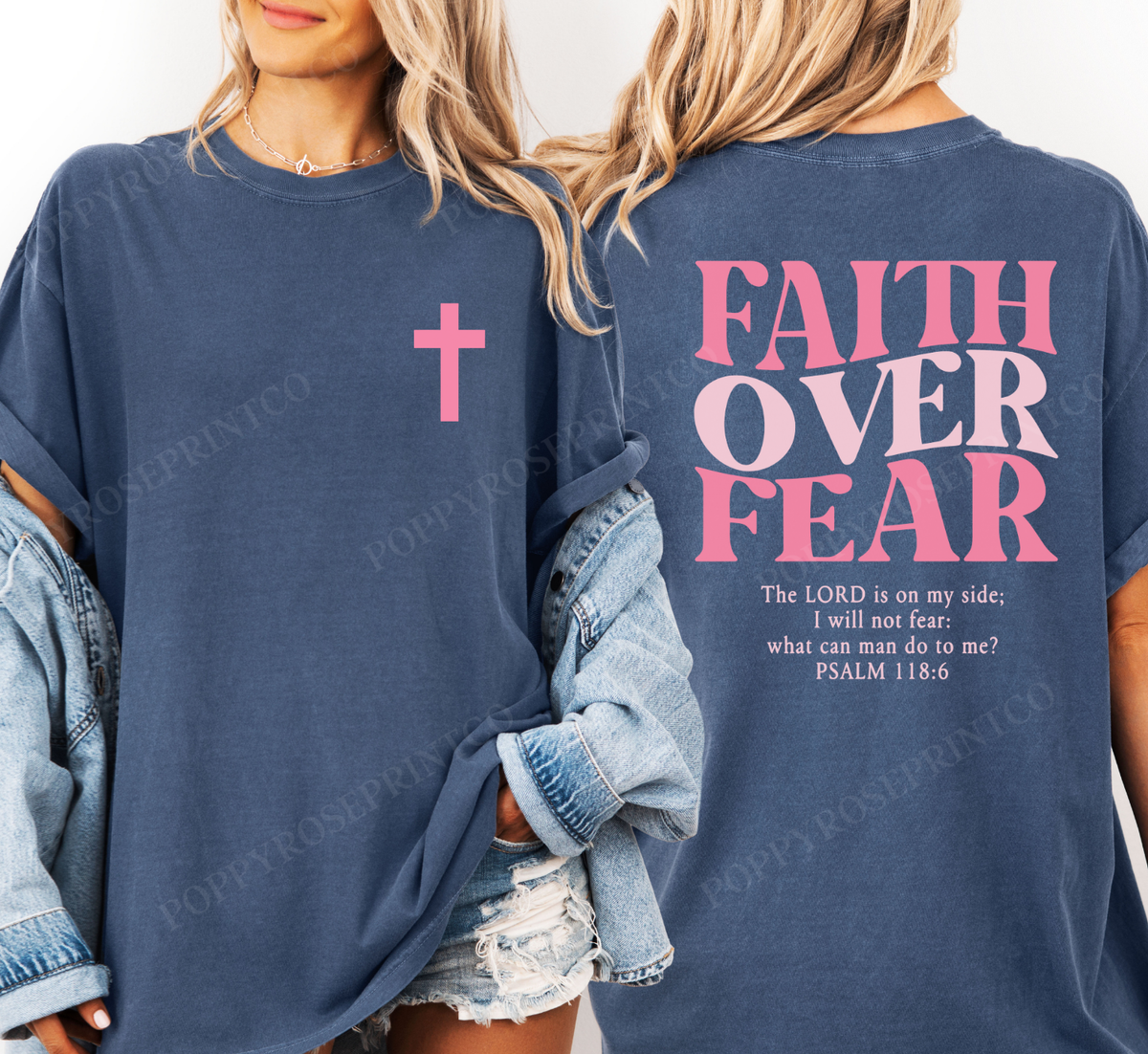 Faith over Fear Comfort Colors Shirt