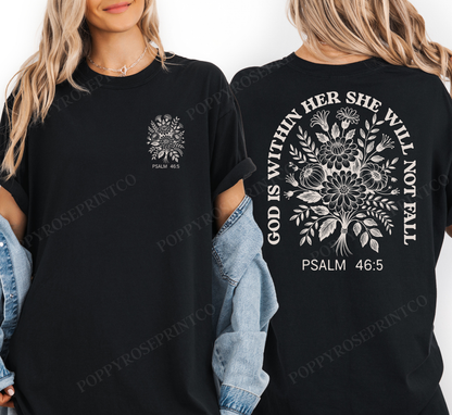 She Will Not Fail Comfort Colors Shirt
