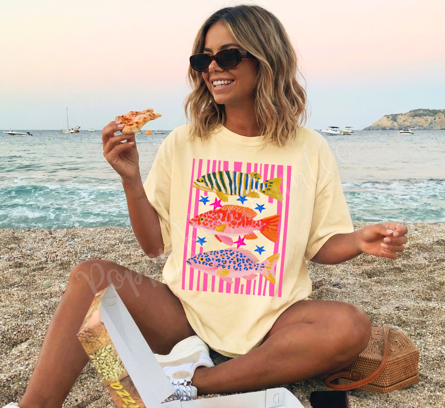 Preppy Fish Trio Comfort Colors Shirt