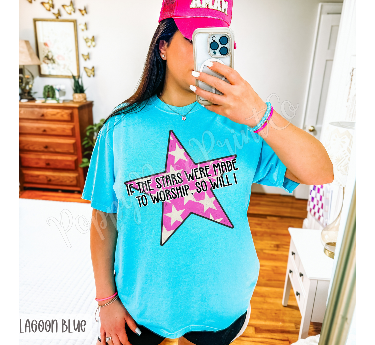 Stars Made to Worship Comfort Colors Shirt