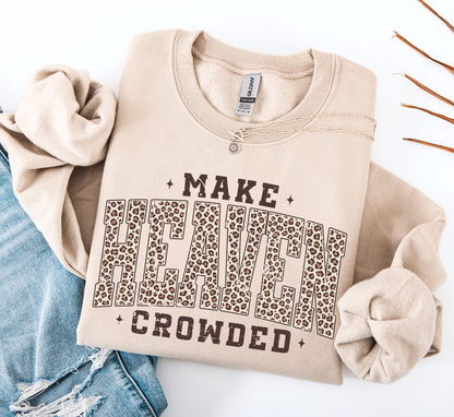 Make Heaven Crowded Leopard Sweatshirt