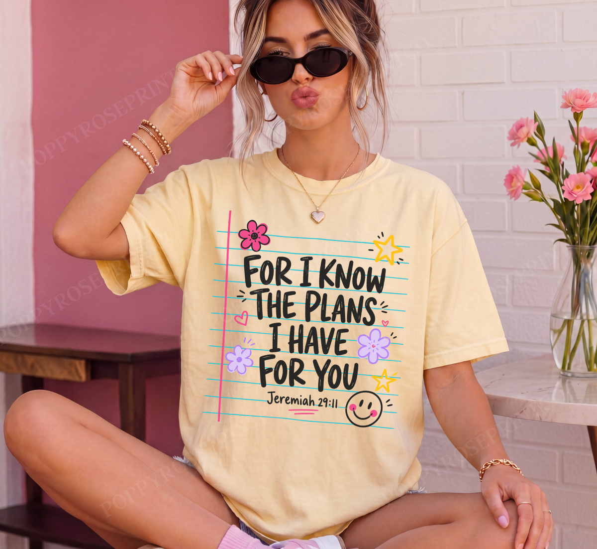 For I Know the Plans Comfort Colors Shirt