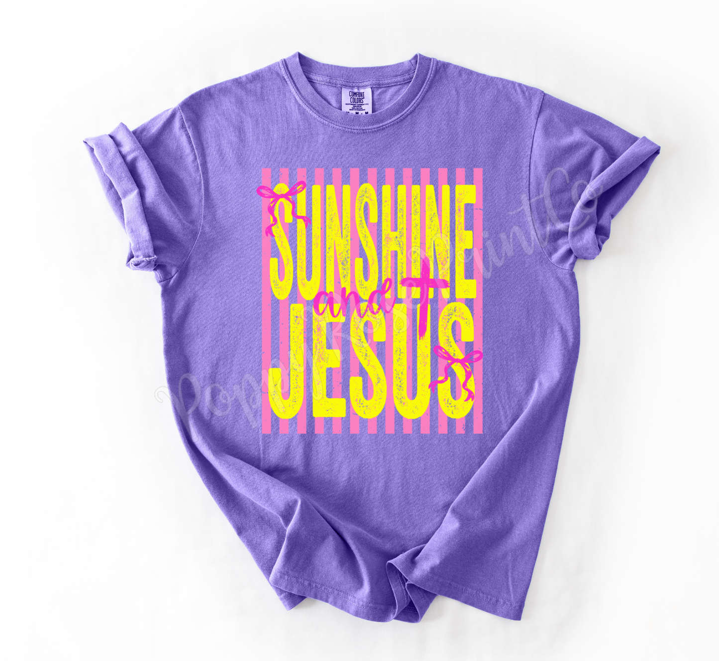 Sunshine and Jesus Comfort Colors Shirt