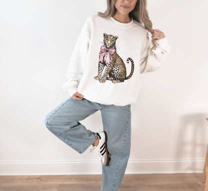 Coquette Leopard Sweatshirt
