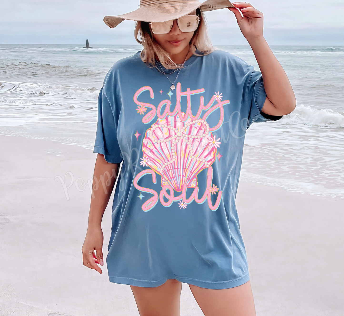 Salty Soul Comfort Colors Tshirt