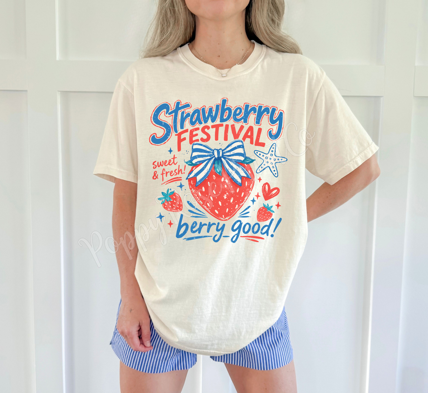 Strawberry Festival Comfort Colors Shirt