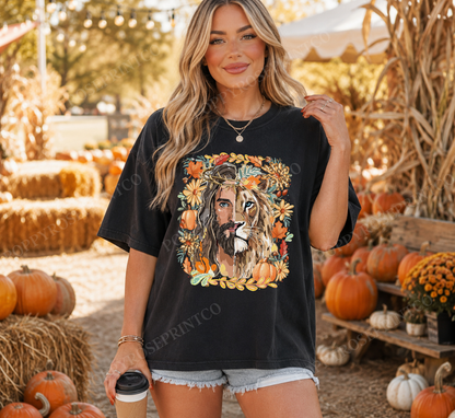 Fall Lion of Judah Comfort Colors Shirt
