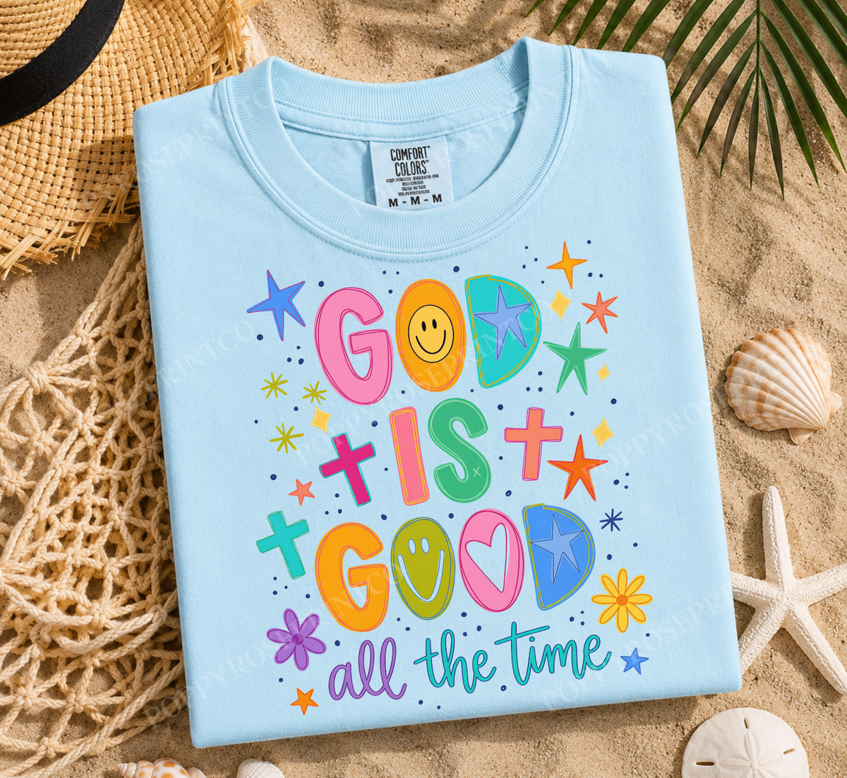 God is Good All the Time Shirt Comfort Colors