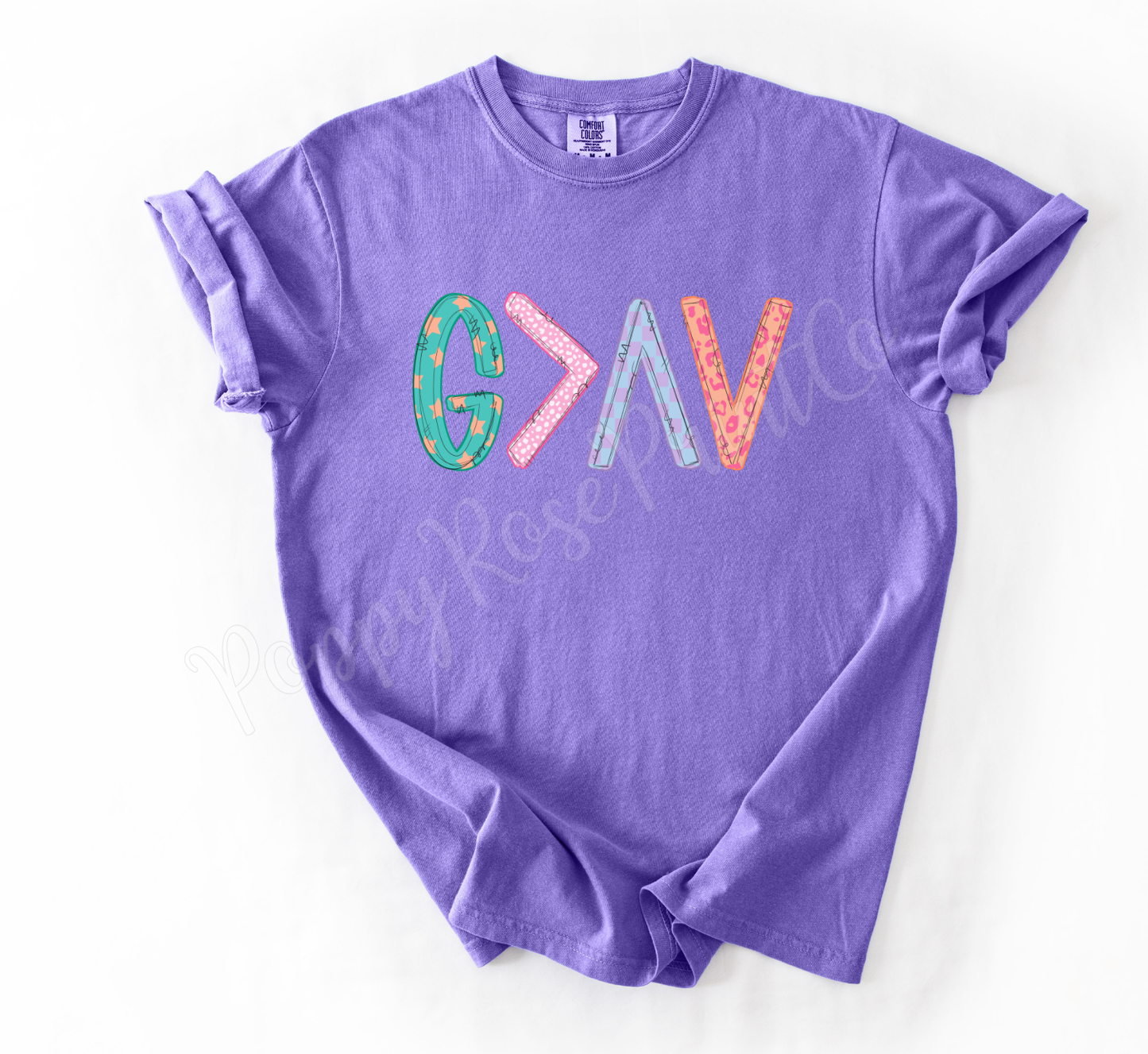 God is Greater Shirt Comfort Colors