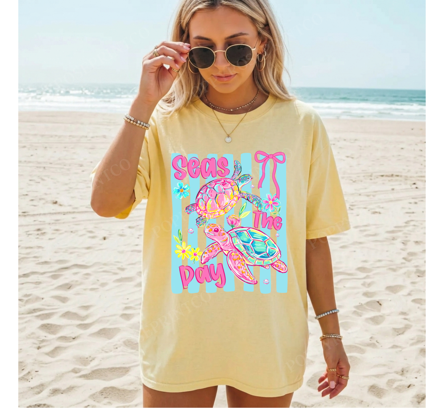 Seas The Day Comfort Colors Shirt