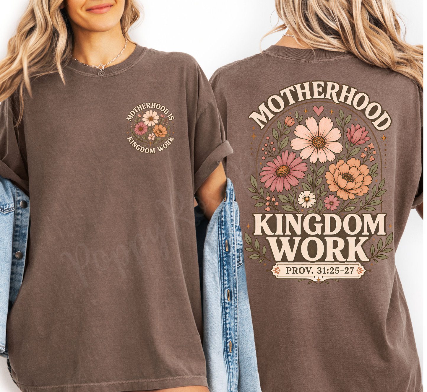 Motherhood Is Kingdom Work Comfort Colors Shirt